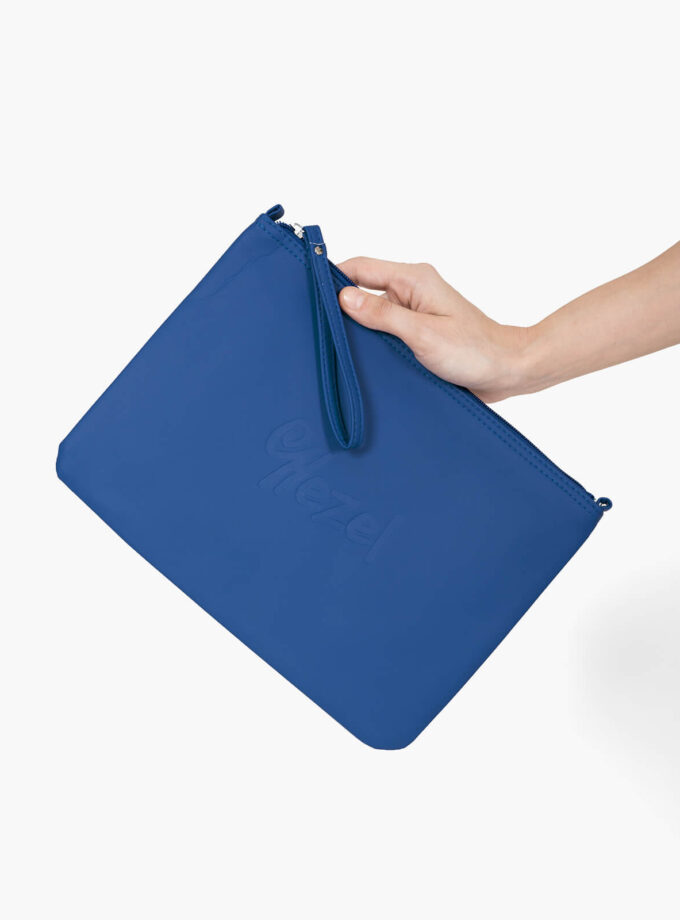 Hazel Clutch Bag - blue