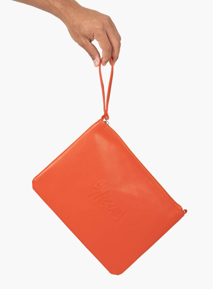 Hazel Clutch Bag - orange
