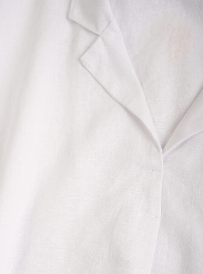 White linen shirt