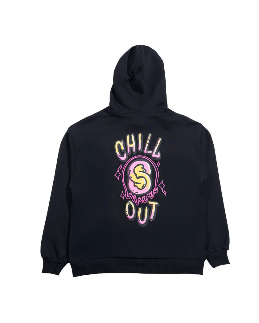 Chill out pink hoodie -b - Image 2