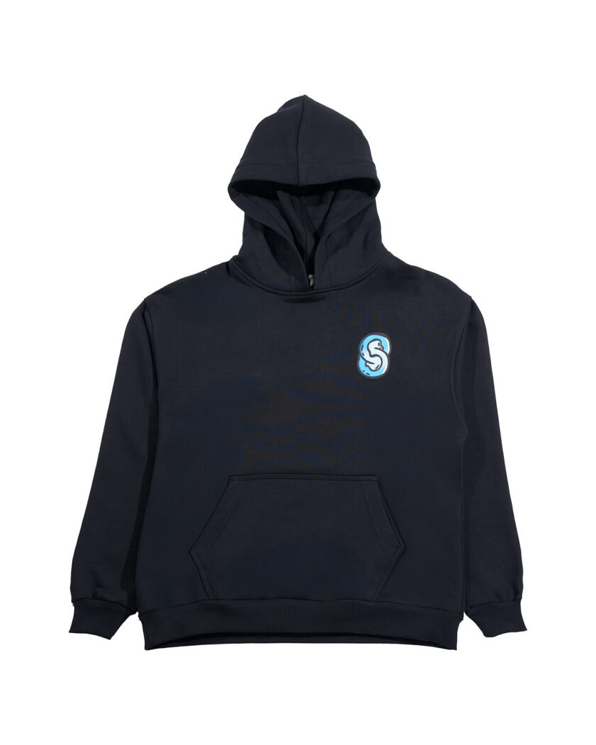 Chill out blue hoodie -b