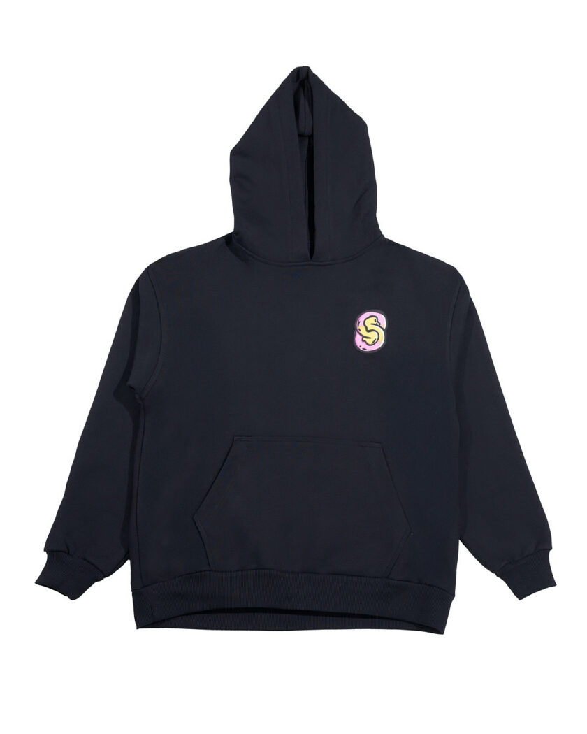 Chill out pink hoodie -b