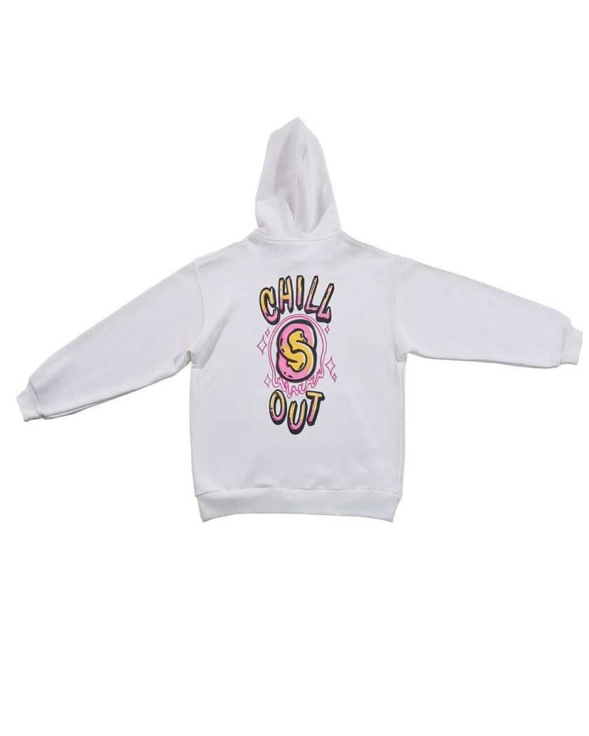 Chill out pink hoodie -w - Image 2