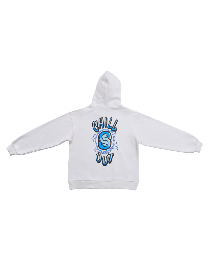 Chill out blue hoodie -w - Image 2